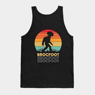Brocfoot Broccoli Bigfoot Vintage Funny Tank Top